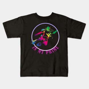 colour full footballer in my prime defender Kids T-Shirt